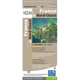 Carte OACI 2021 Nord-Ouest PAPIER