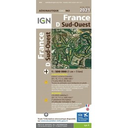 Carte OACI 2021 Sud-Ouest PAPIER
